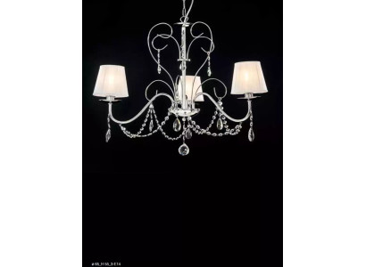 Luxurious Crystal Hanging Chandelier Stylish 3x Lamps Ceiling Chandelier