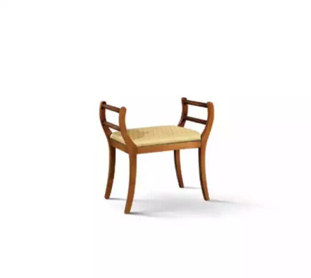 Solid wood Bench seat Upholstery Brown Living room furniture Classic Style new