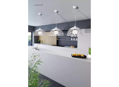 White Chandelier Ceiling Hanging Chandelier Lighting Lamp Dining room