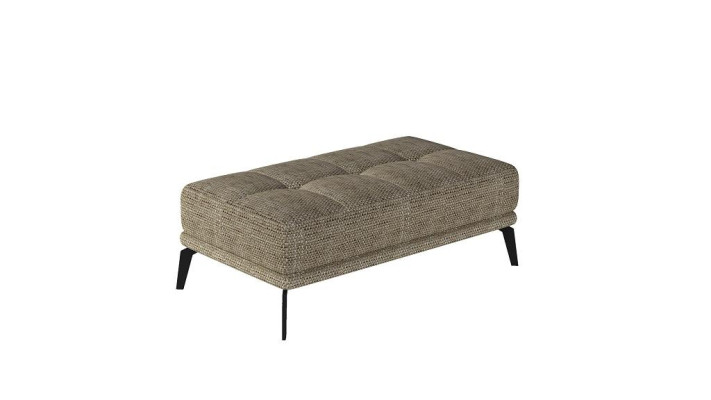 Lounge Footstool Stool xxl Club Ottoman Pufa Leather Textile Ottoman Designer new