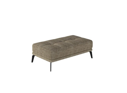 Lounge Footstool Stool xxl Club Ottoman Pufa Leather Textile Ottoman Designer new