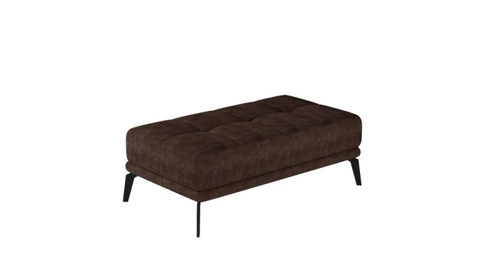 Lounge Footstool Stool xxl Club Ottoman Pufa Leather Textile Ottoman Designer new