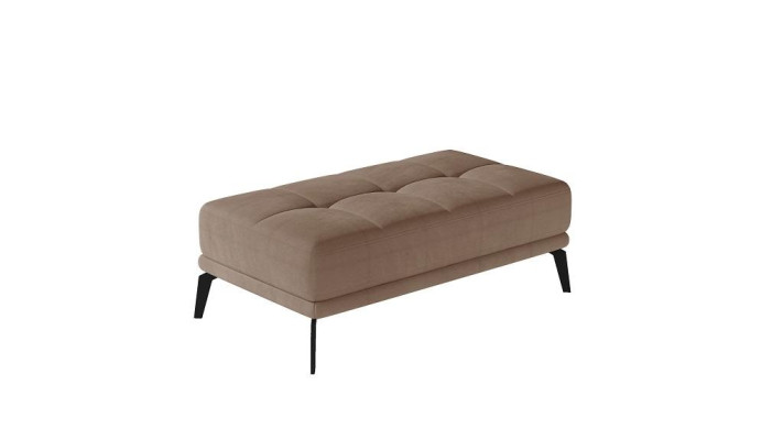 Lounge Footstool Stool xxl Club Ottoman Pufa Leather Textile Ottoman Designer new