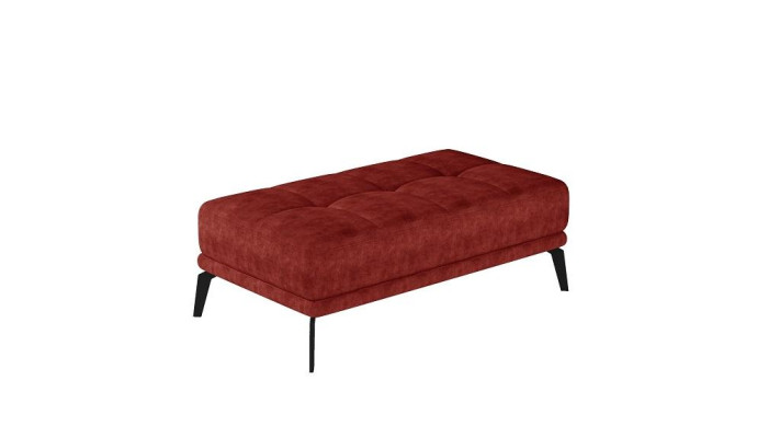 Lounge Footstool Stool xxl Club Ottoman Pufa Leather Textile Ottoman Designer new