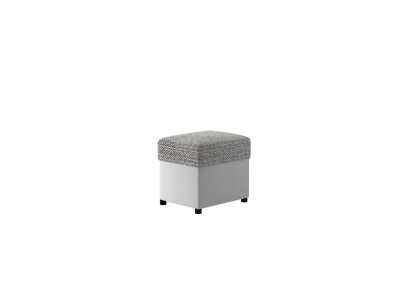 Stool Upholstered Stool Foot Shelf Furniture Living Benches Seat Textile Gray