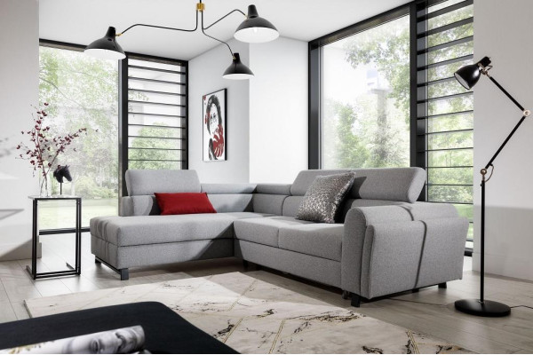 Living landscape Corner sofa L-shape Armchair Set Suite Modern Sofa Textile Seat Corner