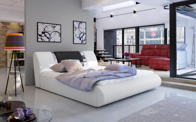 Luxury Box Spring Bed Black White Beds Bedroom Furniture Design Double Hotel