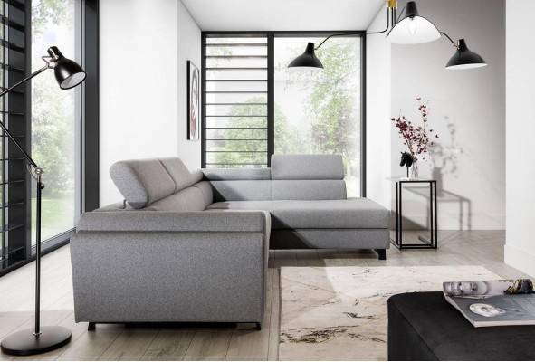 Living landscape Corner sofa L-shape Armchair Set Suite Modern Sofa Textile Seat Corner