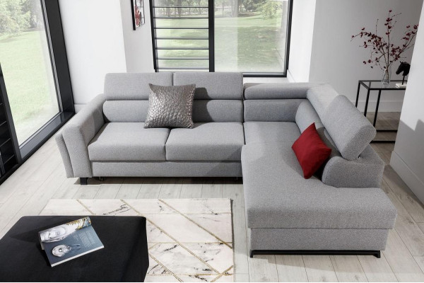 Living landscape Corner sofa L-shape Armchair Set Suite Modern Sofa Textile Seat Corner