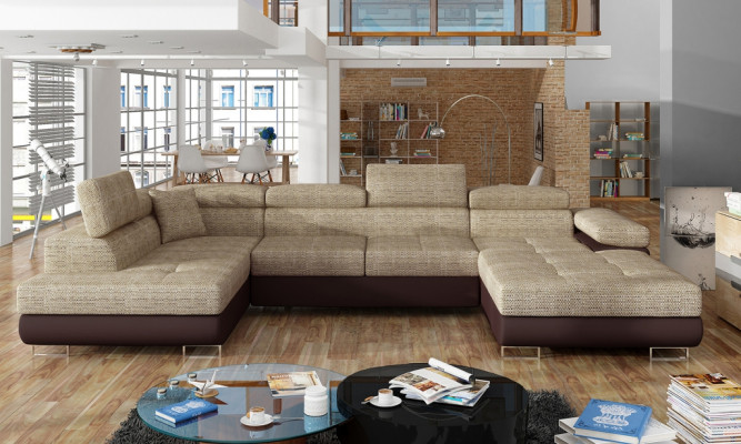 Fabric U-shape Couch Living landscape Corner sofa Suite Modern Design Sofa Modern new