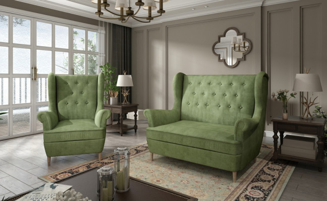 Chesterfield Couch Upholstery 2+1 Seater Upholstered furniture Couches Sofa set Sofas