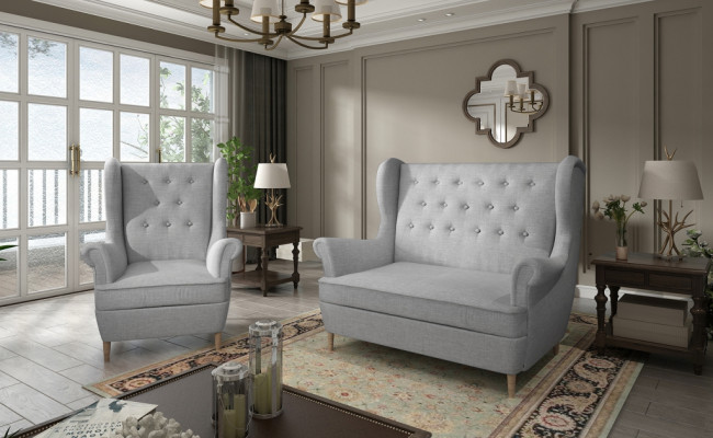 Chesterfield Couch Upholstery 2+1 Seater Upholstered furniture Couches Sofa set Sofas