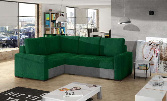Corner sofa L-shape Sofa Couch Upholstery Corner sofas Living landscape Leather sofa Furniture Fabric
