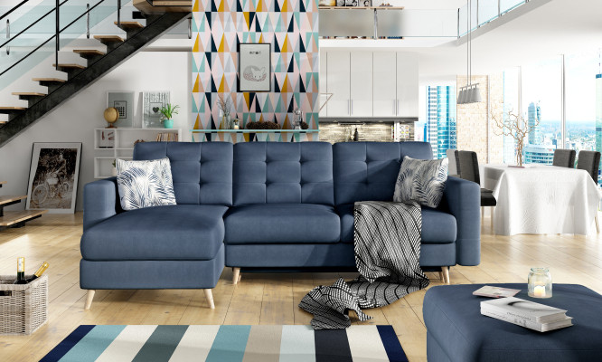Design Corner sofa Sofa bed Bed function Couch Textile Leather Upholstery Sofas new