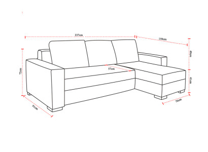 Design Corner sofa Newark Bed function Couch Leather Textile Sofas Sleep Sofa