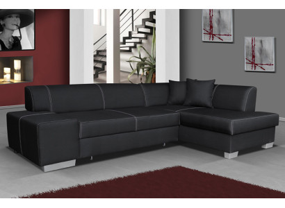 Design Corner sofa Sofa bed Bed function Couch Sofas Leather Textile Upholstery new
