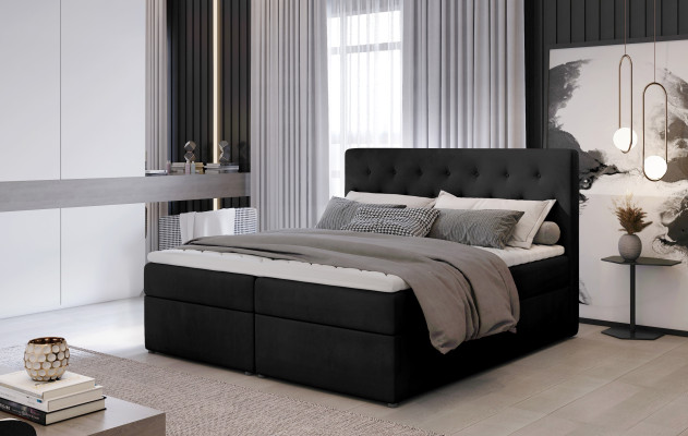Bed Upholstery Design Luxury Hotel Beds Marriage 180x200cm Sleep Room Fabric