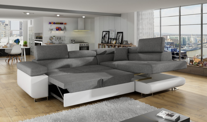 Classic design corner sofa sofa couches bed function couch upholstery textile sofas