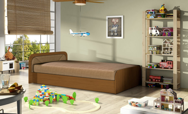 Modern Childrens bed Beds Textile Wooden bed Bed Sofa bed Childrens room new
