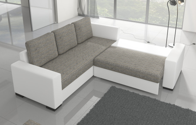 Design Sofa bed Sofa Upholstery Living room Corner sofa Seat Couch Fabric Suite