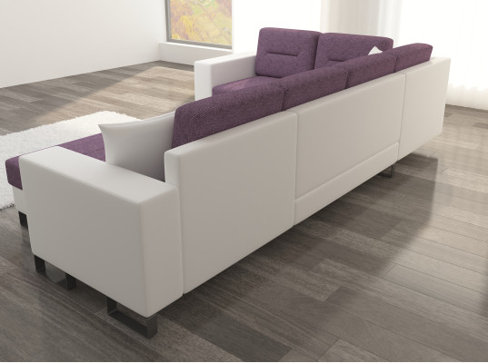Living landscape U-shape Modern Living room Corner sofa Couch Corner Suite