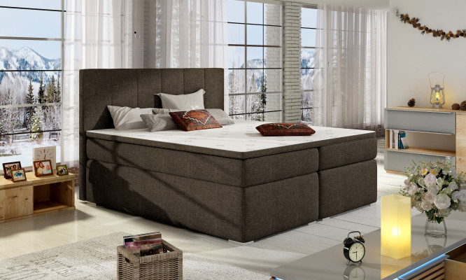 Leather bed Upholstery Bed Boxspring Beds 180x200cm bed base Mattress
