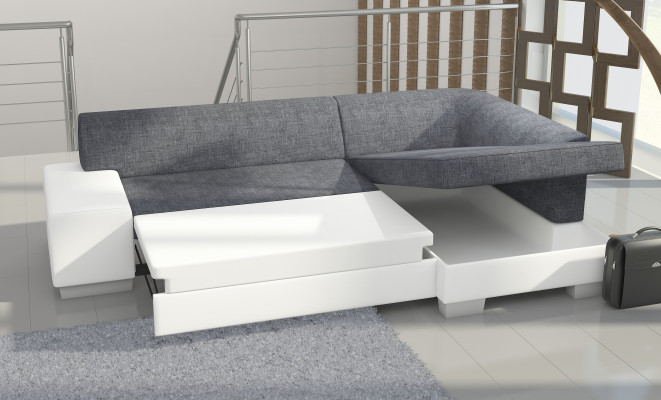 Sofa Living landscape Living room Corner sofa Leather Couch Upholstery Suite
