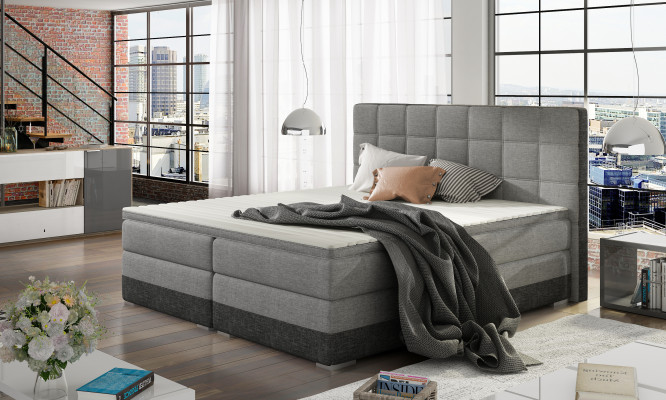 Leather bed Upholstery Bed Boxspring Beds bed base 180x200cm Mattress
