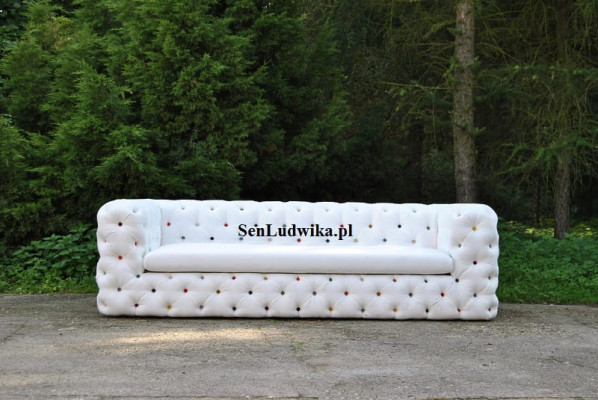 XXL Design Sofa Couch Upholstery 4 Seater English Chesterfield Velvet Sofas Couches