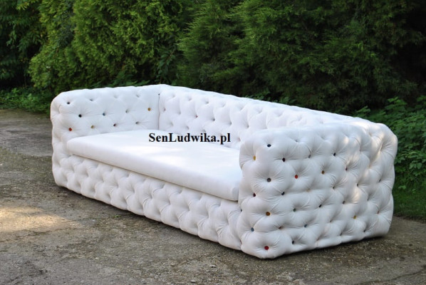 XXL Design Sofa Couch Upholstery 4 Seater English Chesterfield Velvet Sofas Couches