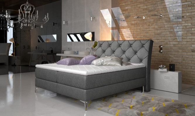 Bed Textile Upholstery Double Design Baroque Modern Style Chesterfield Beds Hotel