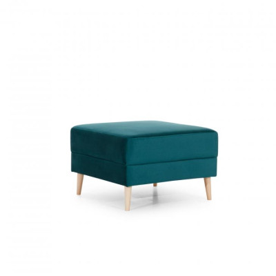 Footstool Stool Pouf Living room Designer Stool Leather Textile