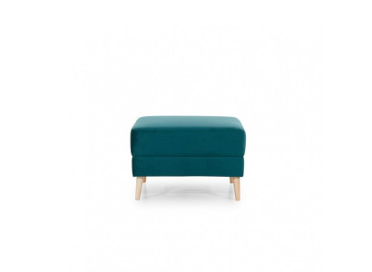 Footstool Stool Pouf Living room Designer Stool Leather Textile