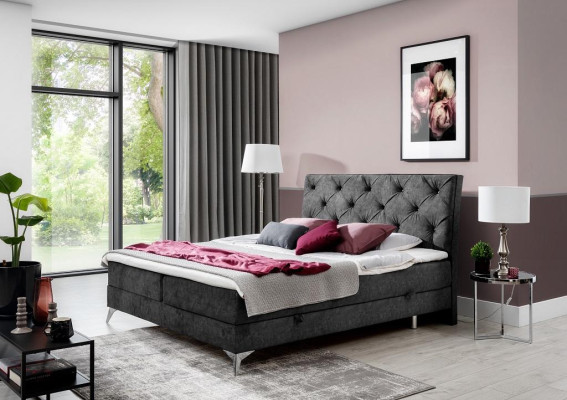 Bed Textile Upholstery Double Design Baroque Modern Style Chesterfield Beds Hotel
