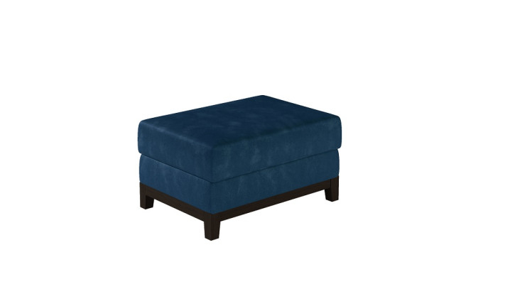 Design Upholstery Stool Footstool Ottoman Seat Chaise Padded Pufa Blue