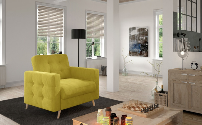 Armchair Designer Chair Upholstery Relax Fabric Textile Lounge new TV 1 Seater
