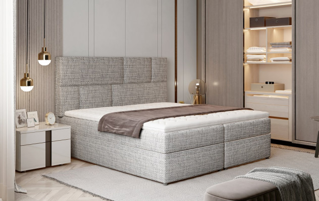 Luxury Designer Upholstered bed Bed Beds Designer bed Boxspring Textile 180x200