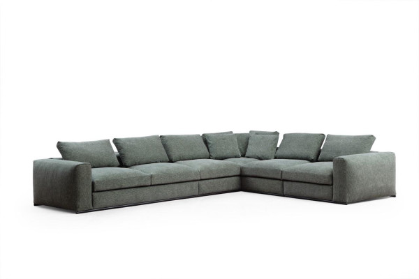 Living room Sofa 4 Seater Modern Couch Upholstery Seater Sofa green Wood