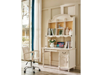 Set Desk Wardrobe + Armchair Office desk with drawers PC Table 2 pieces.
