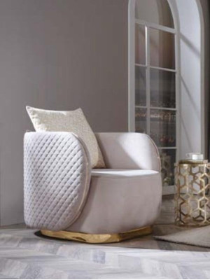 Club Furniture Hotel Room Armchair Recliner Furnishings Practice Round Chair