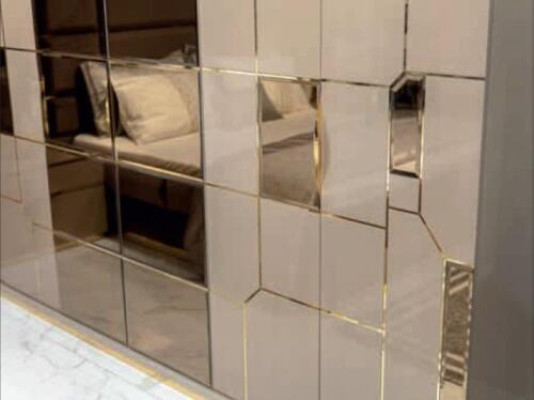 Wardrobe Mirror Luxury Wardrobe Bedroom Cabinets Furniture