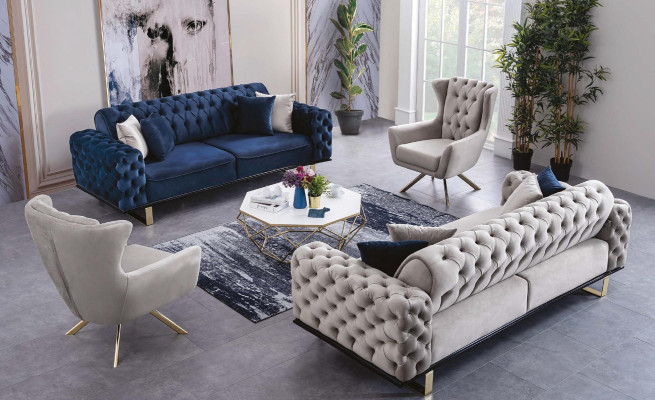 Chesterfield sofa set couch upholstery set 4 pieces. Suite sofa couches