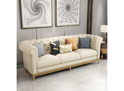 Classic r Three Seater Sofa 3 Seater Design Chesterfield Italian Style