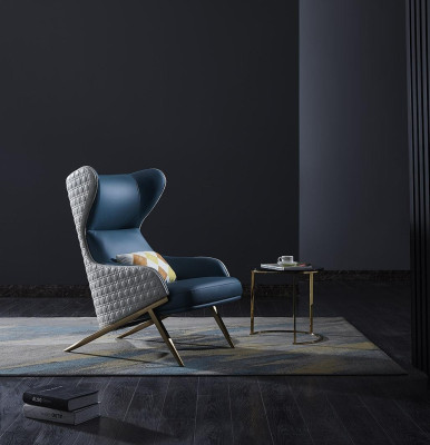 Luxury Design Furniture Modern Design Armchair 74*90cm Leather Living room