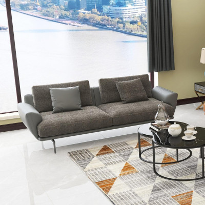 Two-seater Design Sofa 2 Seater Seat Couch Upholstery Suite Couches Fabric Sofas