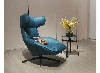Luxury Design Furniture Modern Design Armchair 75 x 101cm Leather Living room