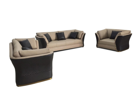 Armchair Design Couch Sofa Relax Lounge Leather TV Luxury Club Upholstery