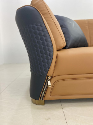 Armchair Design Couch Sofa Relax Lounge Leather TV Luxury Club Upholstery