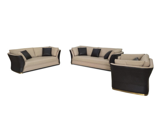 Armchair Design Couch Sofa Relax Lounge Leather TV Luxury Club Upholstery