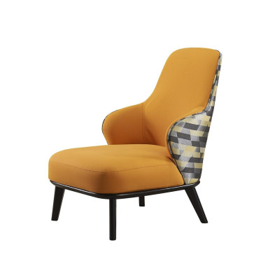 Modern Armchair Upholstered Chair Ears Sofa Couch Designer Club Chair Backrest